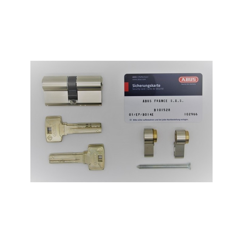 Cylindres de haute sûreté longueur modulable bravus 1000 pack 1 modular cylindre bravus 1000 4 clés 