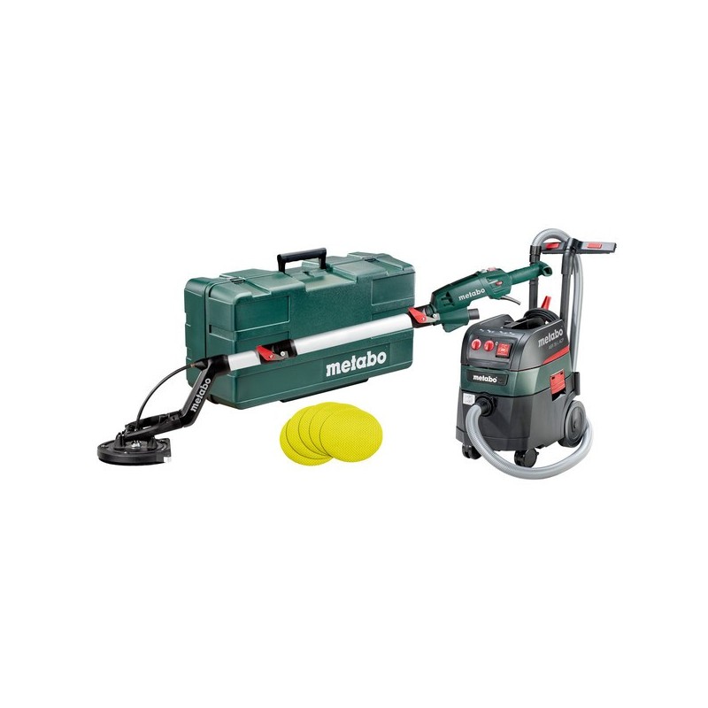 Lot ponceuse bras lsv 5-225 + aspi asr 35+ 25 disques 225mm lot ponceuse bras lsv 5-225 + aspi asr 3