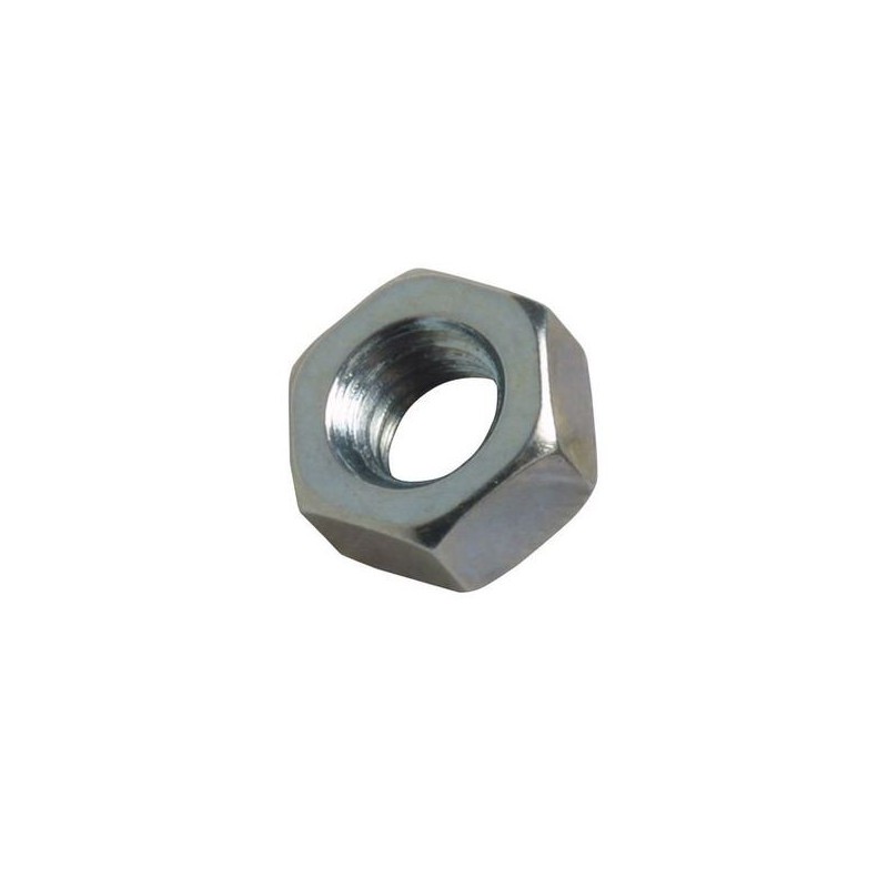 Écrou hexagonal - acier zingué blanc et brut - classe 8 écrou hexagonal zingué blanc din 934 m10 aci