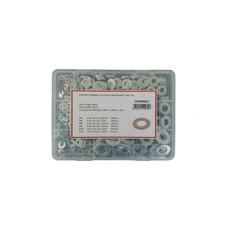 Coffret rondelles moyennes coffret rondelles moyennes 1 coffret(s) de 640 pièce(s) - viswood