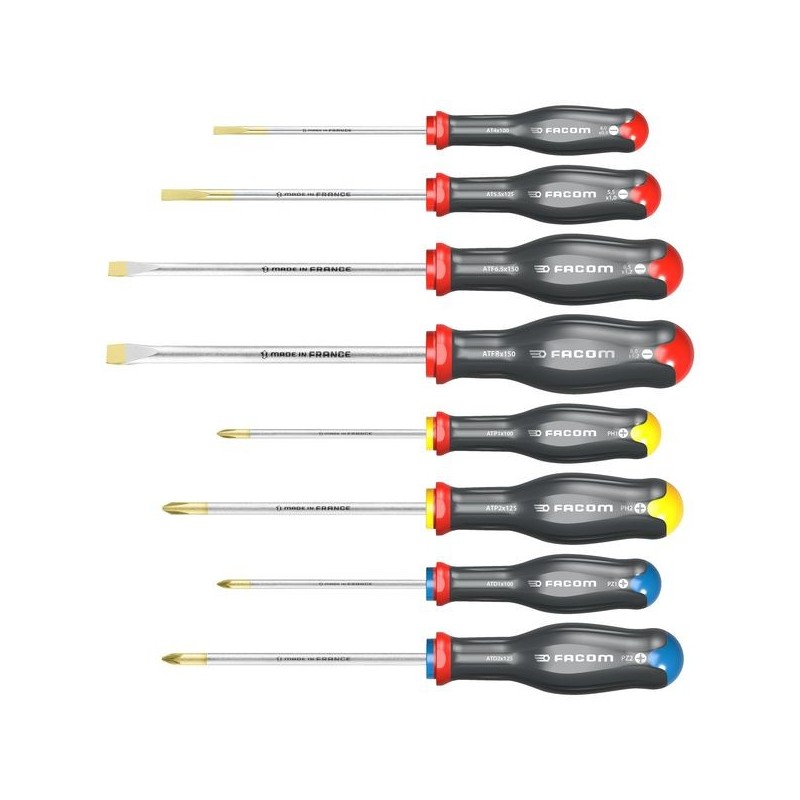 Jeu de tournevis protwist® fente/ph/pz jeu de tournevis protwist® lame ronde fente/ph/pz 1 jeu(x) de