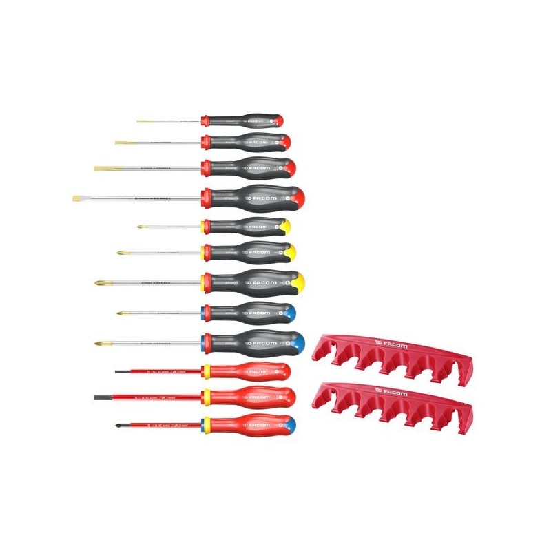 Jeu de tournevis protwist® + 2 racks de rangement jeu de tournevis protwist® + 2 racks de rangement