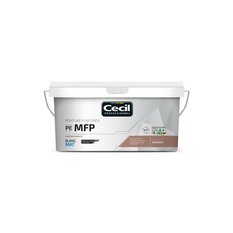 Peintures plafond pe mfp peinture plafond pe mfp supports neufs ou sains intérieur acrylique brosse/