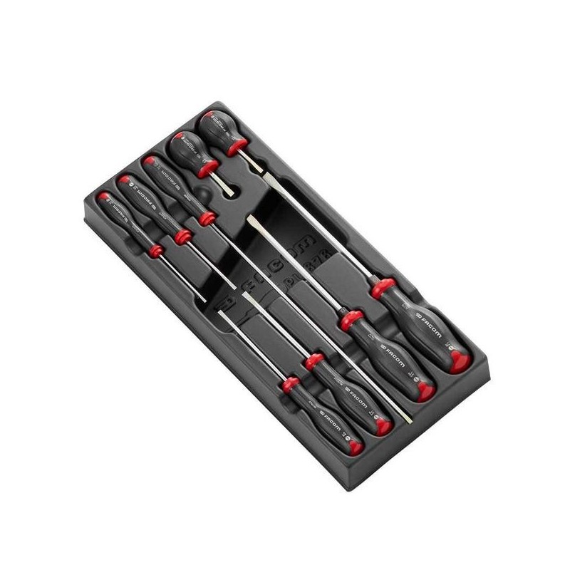 Module tournevis protwist® fente 1 jeu(x) de 9 pièce(s) module tournevis protwist® fente - facom