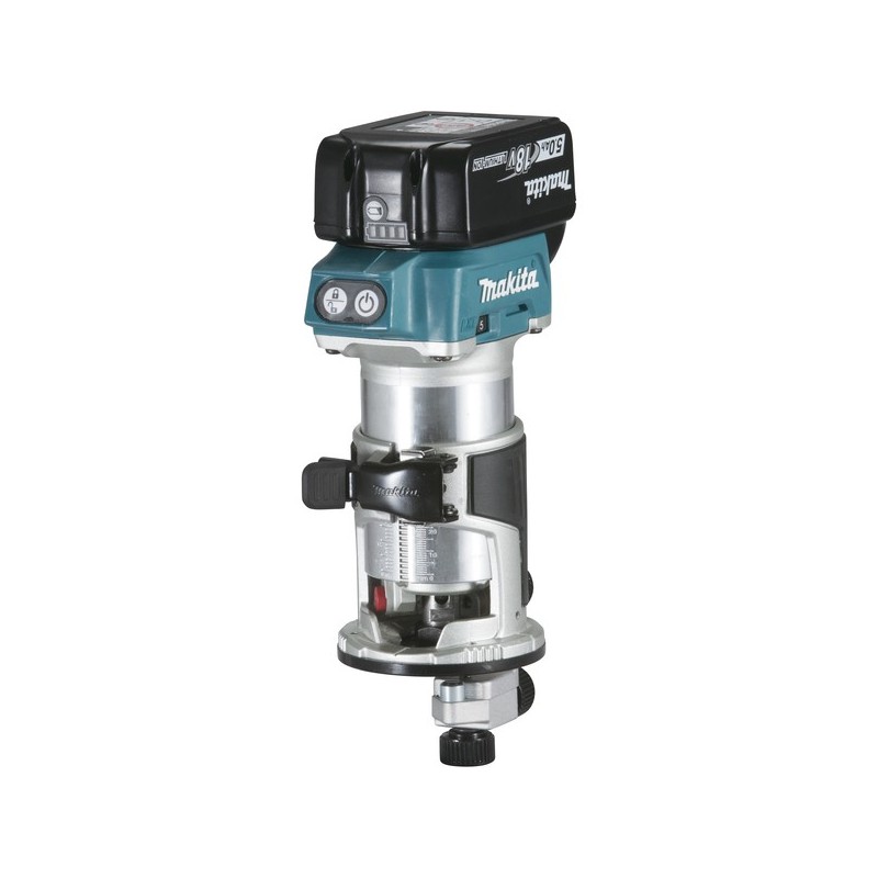 Affleureuse drt50rtjx3 18v 5ah 8 mm affleureuse drt50rtjx3 18v 5ah 8 mm 1 coffret(s) - makita