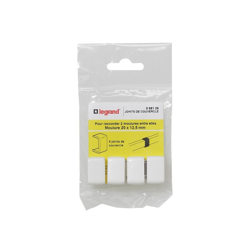 Accessoires pour moulures dlp joint de couvercle dlp 20 × 12.5 mm 1 sachet(s) de 4 pièce(s) - legran