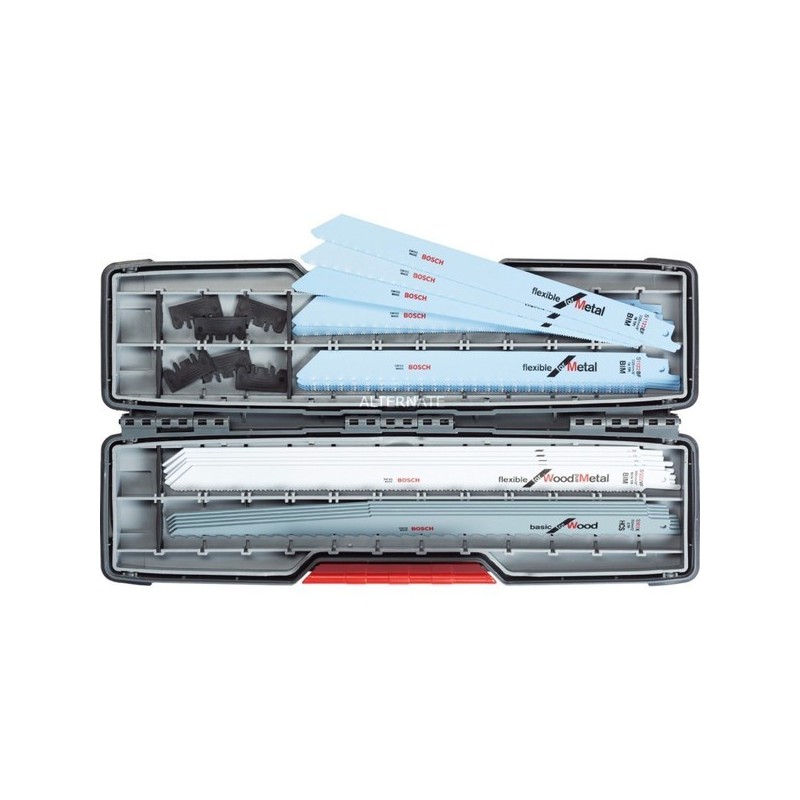 Coffret 20 lames scie sabre bois et métal acier, bois, polyvalent 1 coffret(s) de 20 pièce(s) coffre