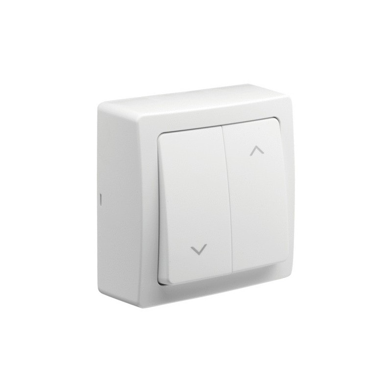 Interrupteur en saillie blok volet roulant blok blanc 1 pièce(s) - debflex