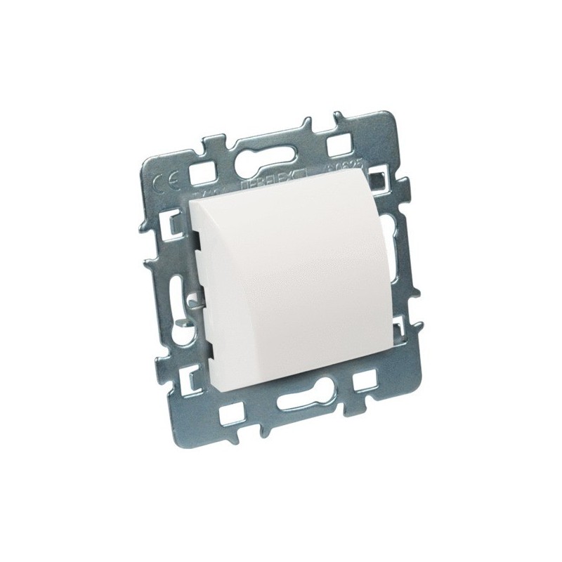 Prise à encastrer casual prise sortie câble + cache blanc et support métal casual 1 pièce(s) - debfl