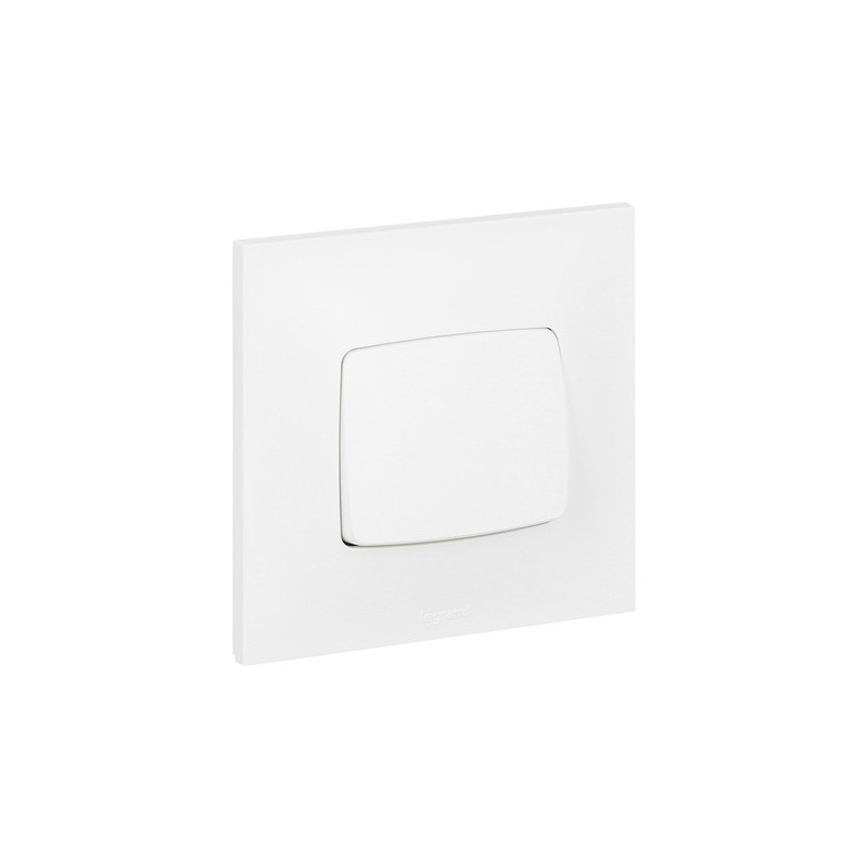 Interrupteur à encastrer neptune 1 pièce(s) interrupteur ou va-et-vient bornes auto neptune blanc -