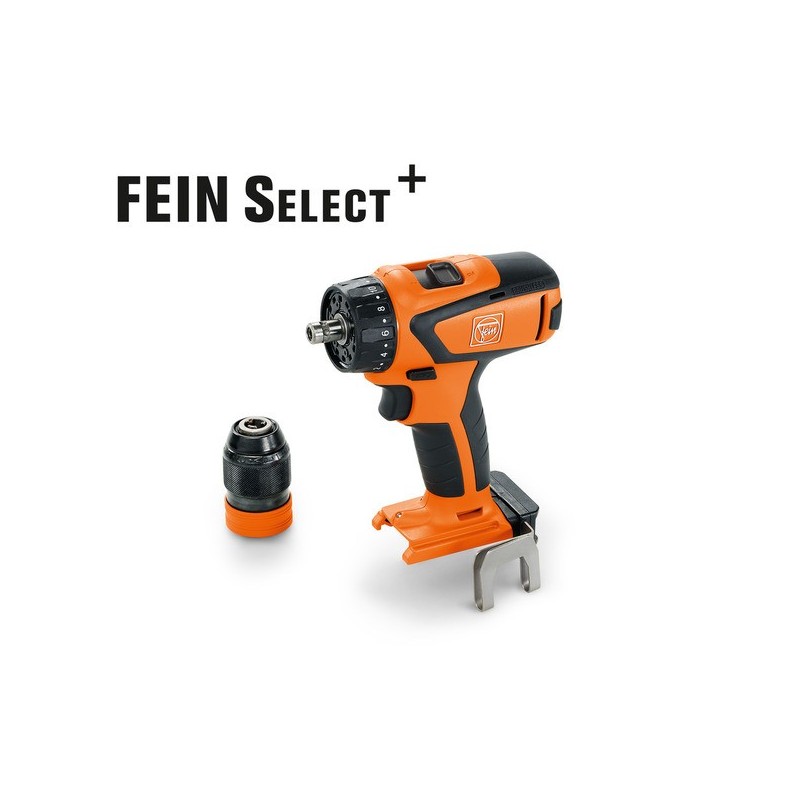 Perceuse-visseuse ascm 18 qsw 18v select solo 2500 trs/min 18 v moteur charbon batterie 13 mm 0 ah 4