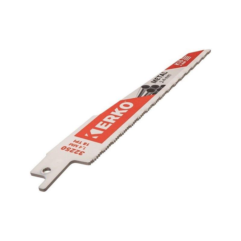 Lames de scie sabre métal haute performance lame scie sabre métal et inox médium 150 x 22 x 1.6mm 10 tpi acier, alliage, aluminium / métaux non-ferreu