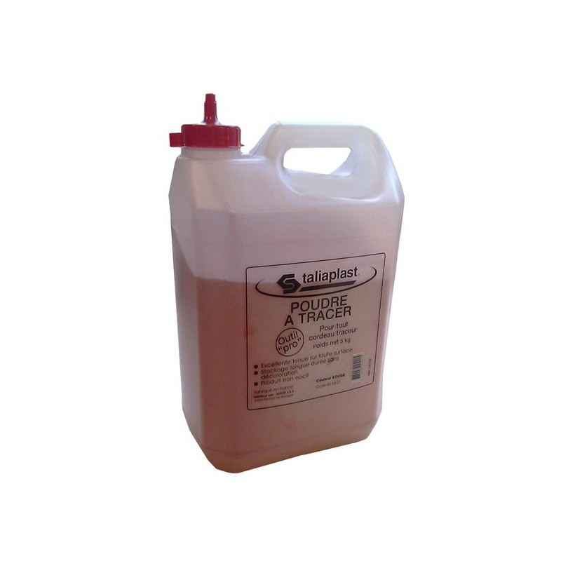 Poudres à tracer poudre à tracer rouge 5 kg 1 bidon(s) de 5 kilogramme(s) - sofop taliaplast