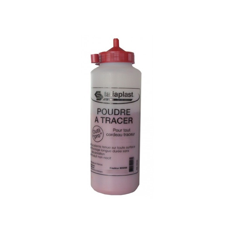 Poudres à tracer poudre à tracer rouge 1 kg 1 biberon(s) de 1 kilogramme(s) - sofop taliaplast