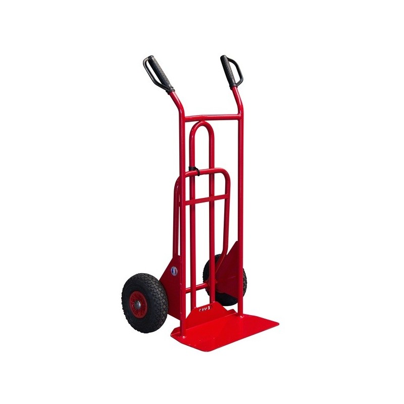 Diable à bavette fixe et repliable 250 kg 490 mm 250 kg 180 mm 1 pièce(s) diable 250 kg bavette fixe