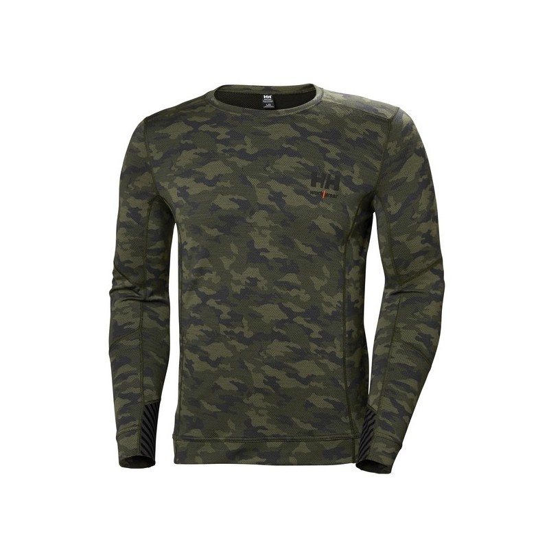 Tee-shirt manches longues lifa merinos crewneck tee-shirt manches longues lifa merinos crewneck txs vert 200 - 300 g xs t-shirt polypropylène 0 1 pièc