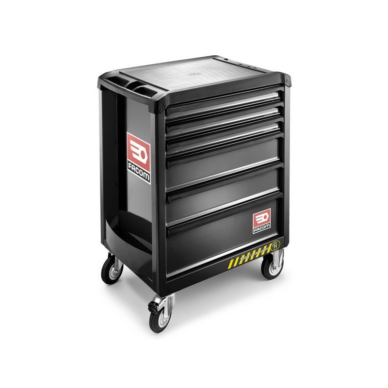 Servante roll 6 tiroirs rouge 6 54 kg servante roll 6 tiroirs rouge noire 1 pièce(s) - facom