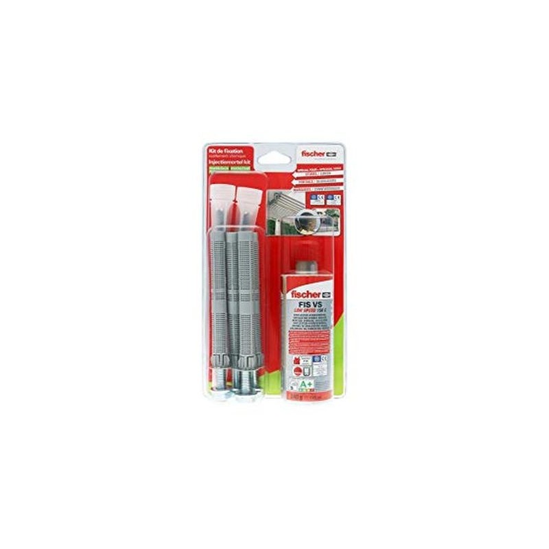 Kit scellement chimique 150 ml pistolable interieur, exterieur oui hybride blanc non multi-supports,