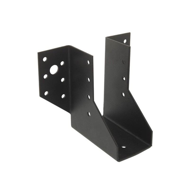 Sabot à ailes extérieures - finition noire sabot à ailes extérieures t200 lar46 ht77 ep2 noir 1 pièc