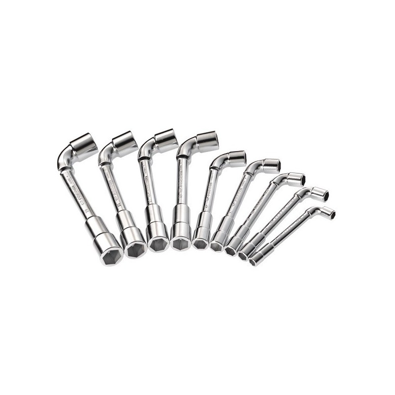 Jeu de clés à pipe débouchées 6x6 pans ogv® jeu de clés à pipe de 8 à 19 mm 1 jeu(x) de 9 pièce(s) -
