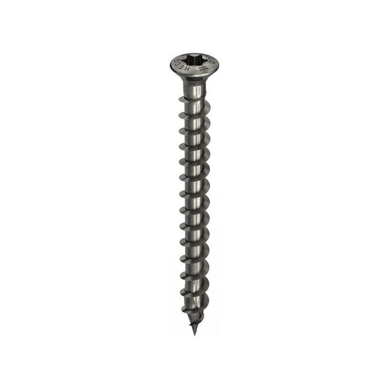 Vis à bois heco-topix-plus® tête fraisée bombé pour bardage - inox a2 vis bardage heco topix+ tfb 5 