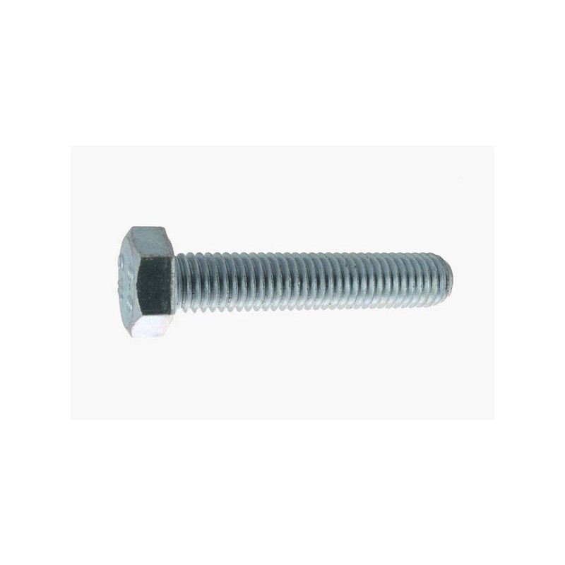 Vis à métaux tête hexagonale classe 8.8 - acier zingué blanc vis tête hexagonale classe 8.8 m4 x 8 mm tête hexagonale (h) 4 mm din 933 iso4017 8 mm cl
