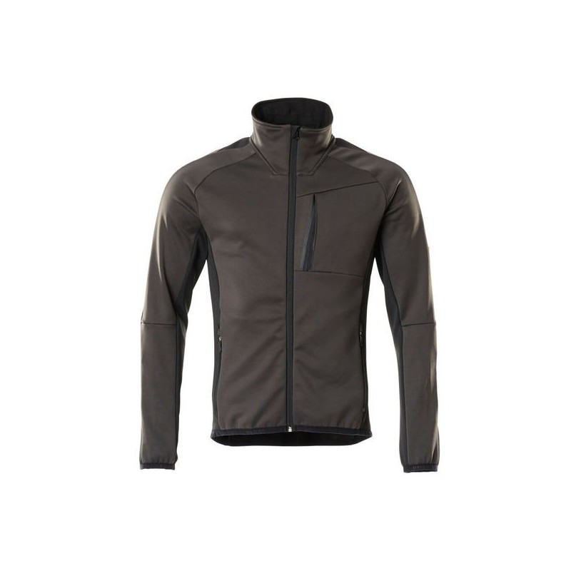 Vestes micropolaires unique 200 - 300 g entre 1 et 3 veste 4xl élasthanne , polyester gris anthracit