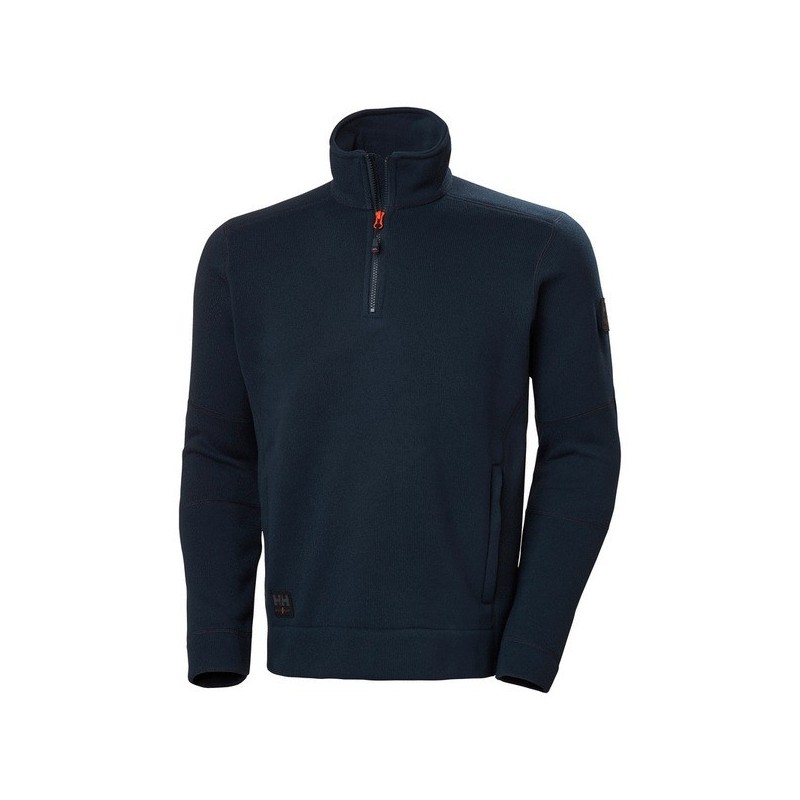 Pull 1/2 zippé kensington l pull 300 - 400 g entre 1 et 3 polyester bleu bleu marine pull 1/2 zippé kensington marine tl 1 pièce(s) - helly hansen