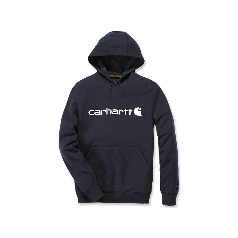 Sweat-shirt capuche delmont 200 - 300 g marine xl entre 1 et 3 coton / polyester sweat sweat-shirt c