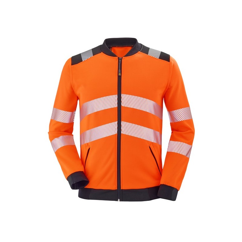 Sweat zippé vallouise 200 - 300 g xl entre 1 et 3 polyester veste orange sweat zippé vallouise hv orange txl 1 pièce(s) - cepovett