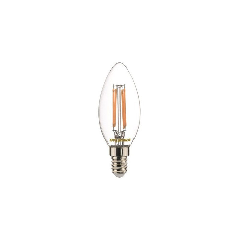 Ampoule flamme à filament 4.5w 2700°k 470lm e14 blanc chaud 2700 °k 470 4.5 w e14 ampoule flamme à f