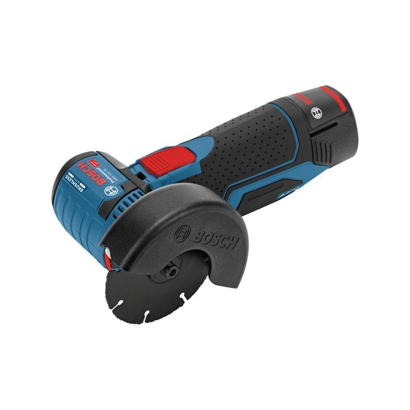 Meuleuse angulaire 2v gws 12-76 3ah 2 batterie 12 v moteur sans charbon 3 ah 19500 trs/min 76 mm 0.5