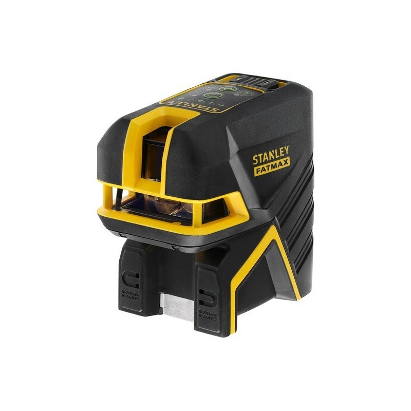 Niveau laser croix + 2 poinnts scpg2 vert non connecté 3 mm classe ii points et lignes 30 m niveau l