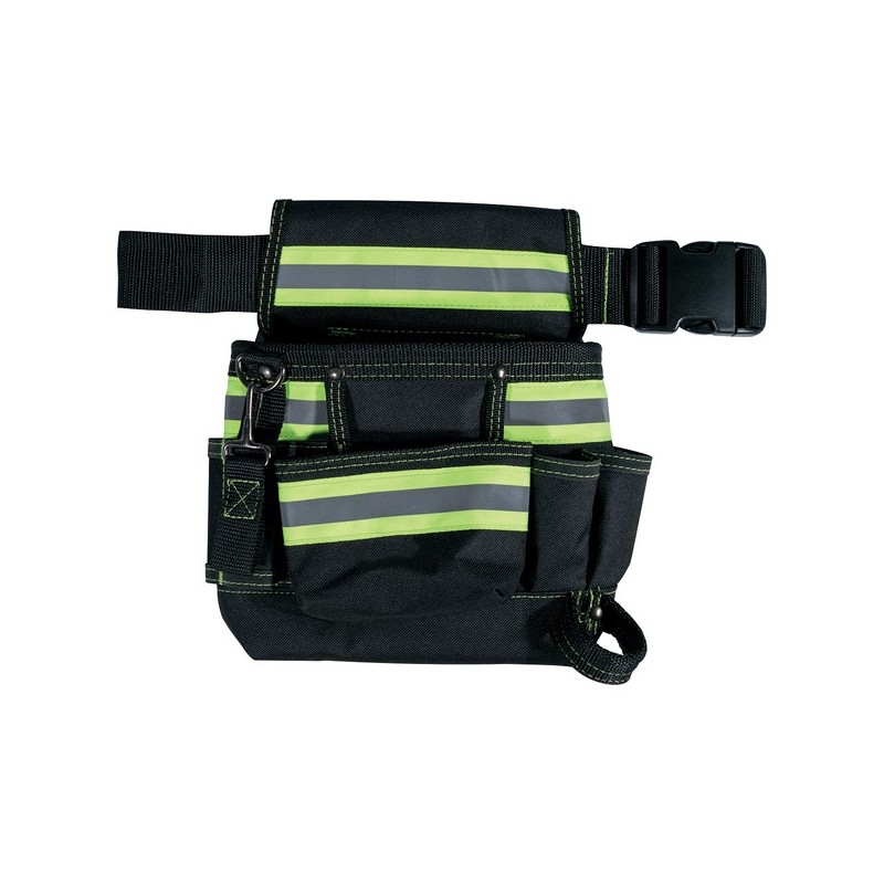 Tablier cuir 9 poches bande rétroréfléchissantes tablier cuir 9 poches bande rétroréfléchissantes 1