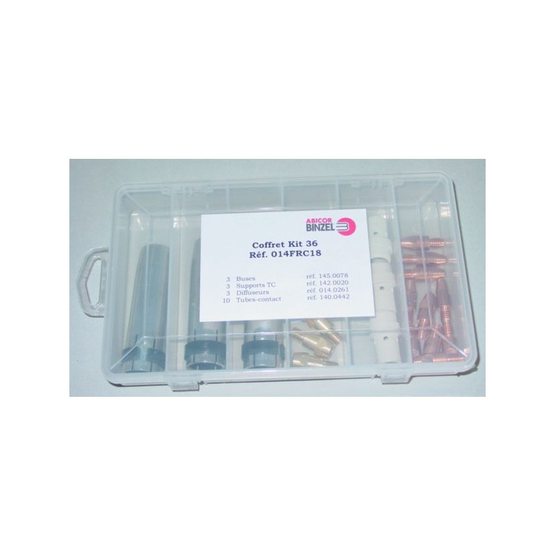 Coffret kit de maintenance pour torche mb 36 fil 1.2 mm coffret kit de maintenance pour torche mb 36