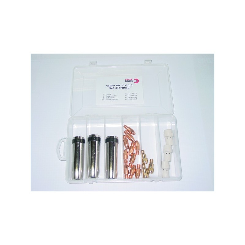 Coffret kit de maintenance pour torche mb 36 fil 1 mm coffret kit de maintenance pour torche mb 36 f