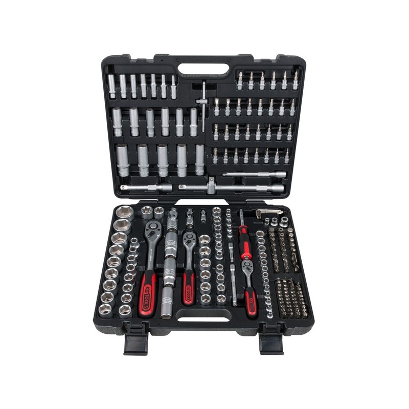 Coffret de cliquets-douilles 1/4 - 3/8 - 1/2 1 coffret(s) de 195 pièce(s) coffret de cliquets-douill