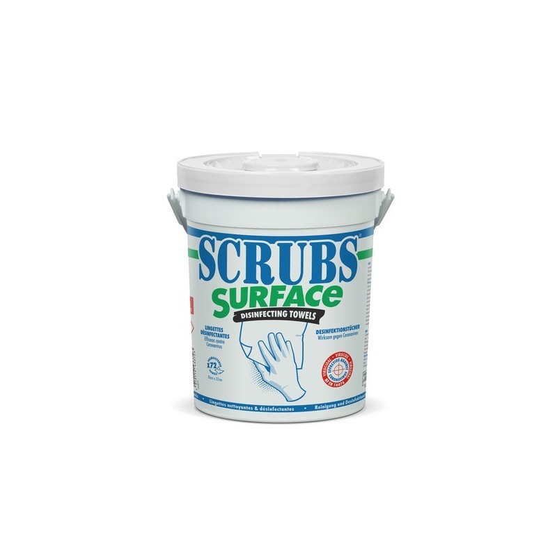 Lingettes scrubs surface 1 pot(s) de 72 pièce(s) lingettes scrubs surface - itw spraytec