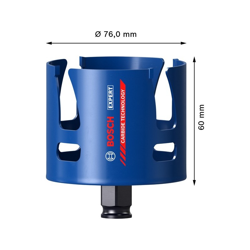 Scies trépans expert construction material 1 pièce(s) scie trépan carbure matériaux de construction