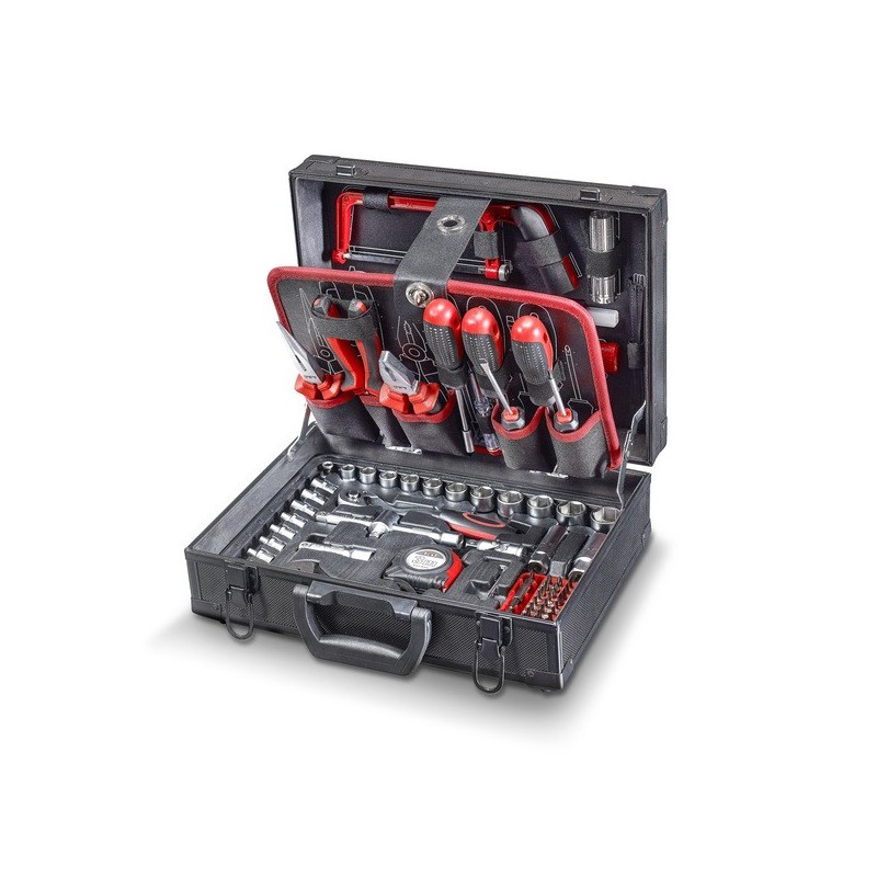 Coffret outils en alu 114 pcs 1 pièce(s) coffret outils en alu 114pcs (stock 1) - tool promac