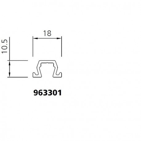 Profil pour support brosse 963301 - qualité professionnelle - Champion ...