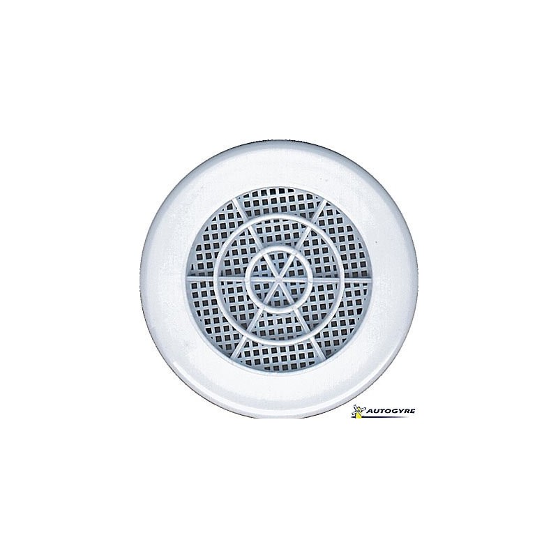 Grille de ventilation 1 pièce(s) grille à lames concentriques ø 80 blanc - autogyre