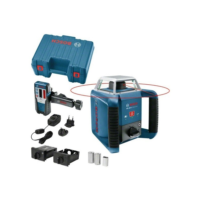 Laser rotatif grl 400 h + accessoires + récepteur non connecté classe ii lignes 1 coffret(s) laser r