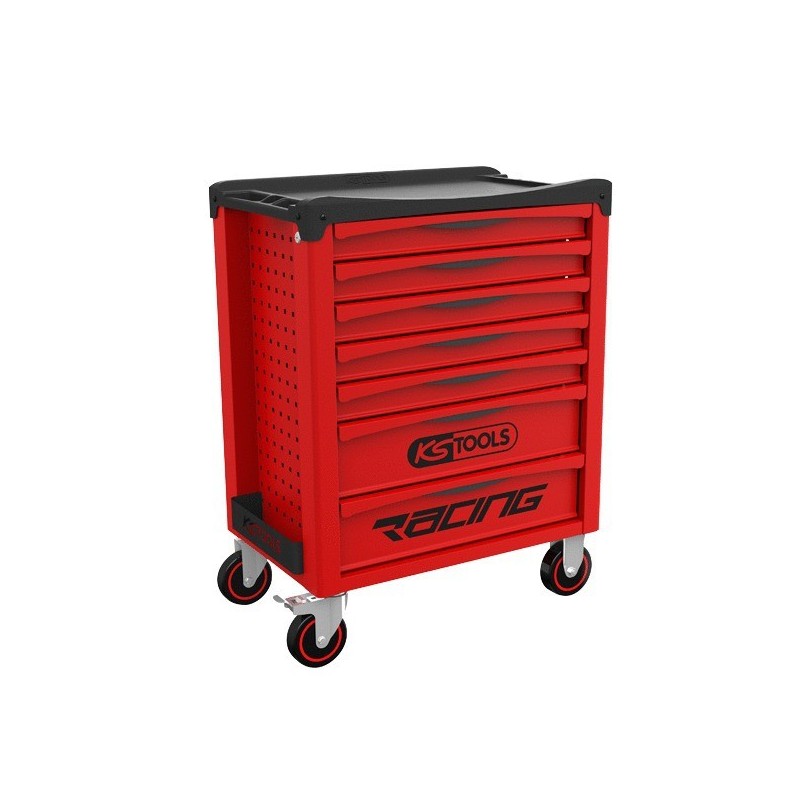 Servante racing 7 tiroirs rouge 7 47.6 kg servante racing 7 tiroirs 1 ensemble(s) de 258 pièce(s) -