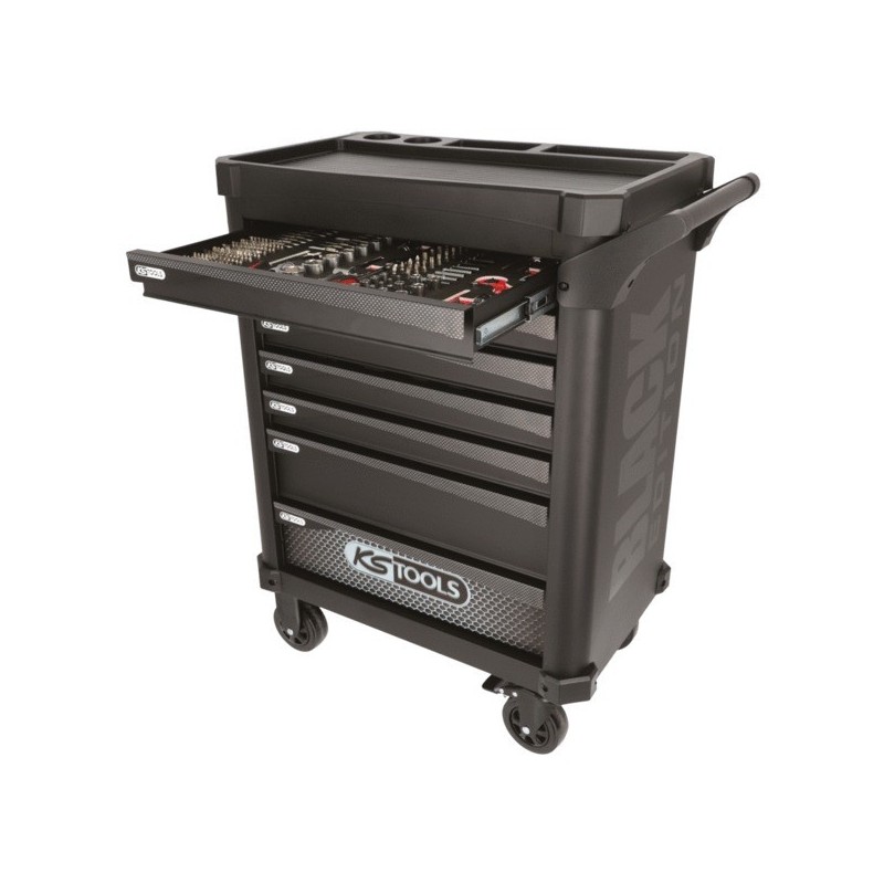 Servante black edition 7 tiroirs équipée de 309 outils noire 7 1 pièce(s) 49.4 kg servante black edi