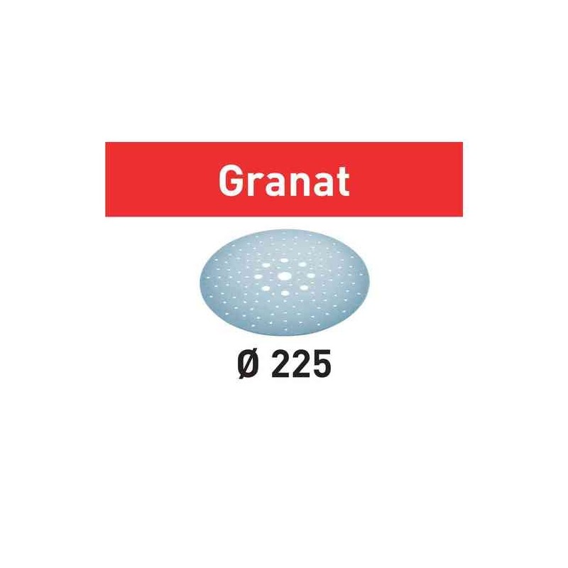 Abrasif granat stf d225/128 1 boîte(s) de 25 pièce(s) abrasif granat stf d225/128 grain p220 - festo