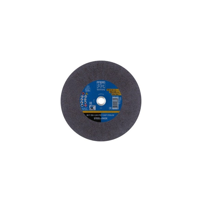 Disque tronçonner acier 80 t 350-2,8 k psf chop steelox acier plat 350 mm 1 pièce(s) 2.8 disque tron