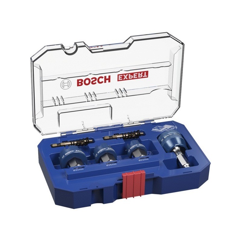 Coffret 3 trépans expert carbure métal d22/25/40mm 1 coffret(s) de 3 pièce(s) coffret 3 trépans expe