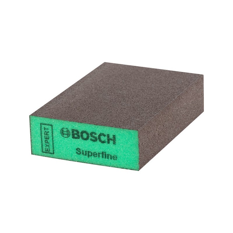 Eponge de ponçage expert 1 pièce(s) eponge ponçage mousse expert super fine 69x97x26mm - bosch