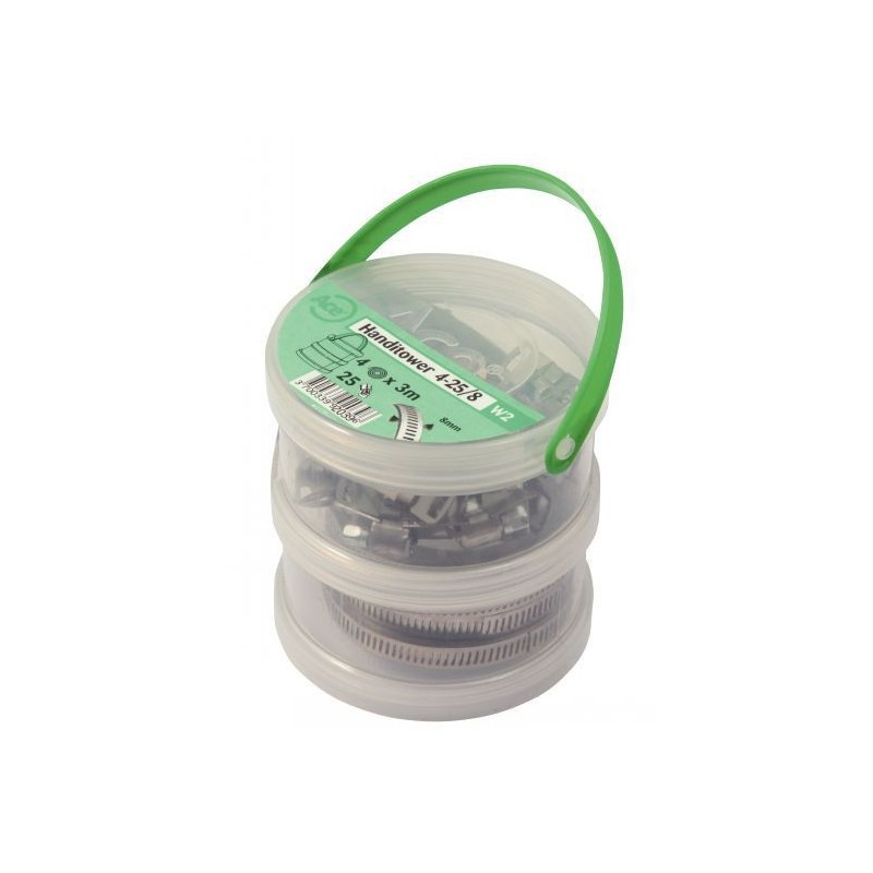 Bande perforée et tête w2 handitower 1 paquet(s) 4 bandes perforées 8mm et 25 têtes w2 - acton